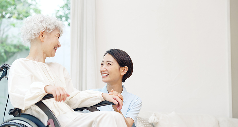 住み慣れた地域で<br>末永く安心して療養を行う